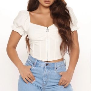 Fashion Nova Trina Corset Top